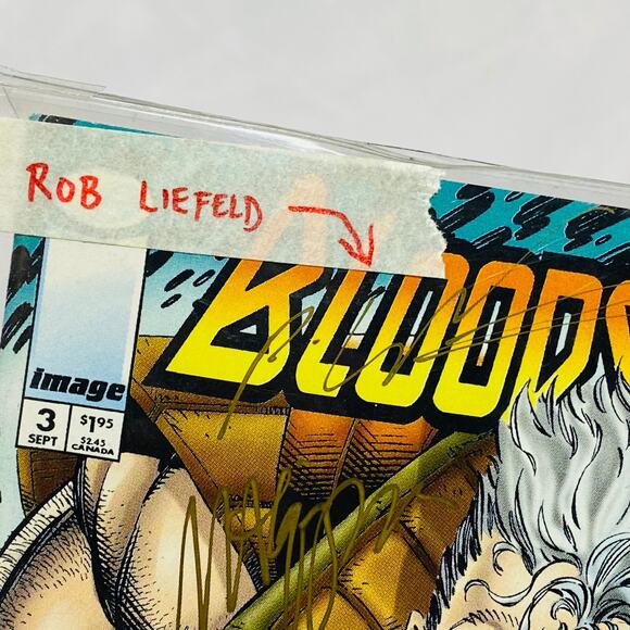 SIGNED Bloodstrike #3 (1993) Image Comics Rob Liefeld Dan Fraga Eric Stephenson - Picture 2 of 11